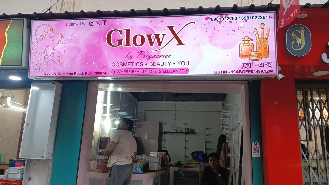 GlowX store at Dum Dum Road